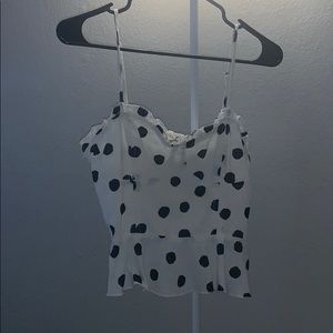 Urban Outfitters polka dot shirt